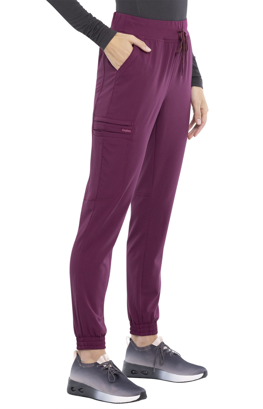 Conj. Mujer Cherokee Euphoria Mod.CK788A/CK260A Wine JOGGER