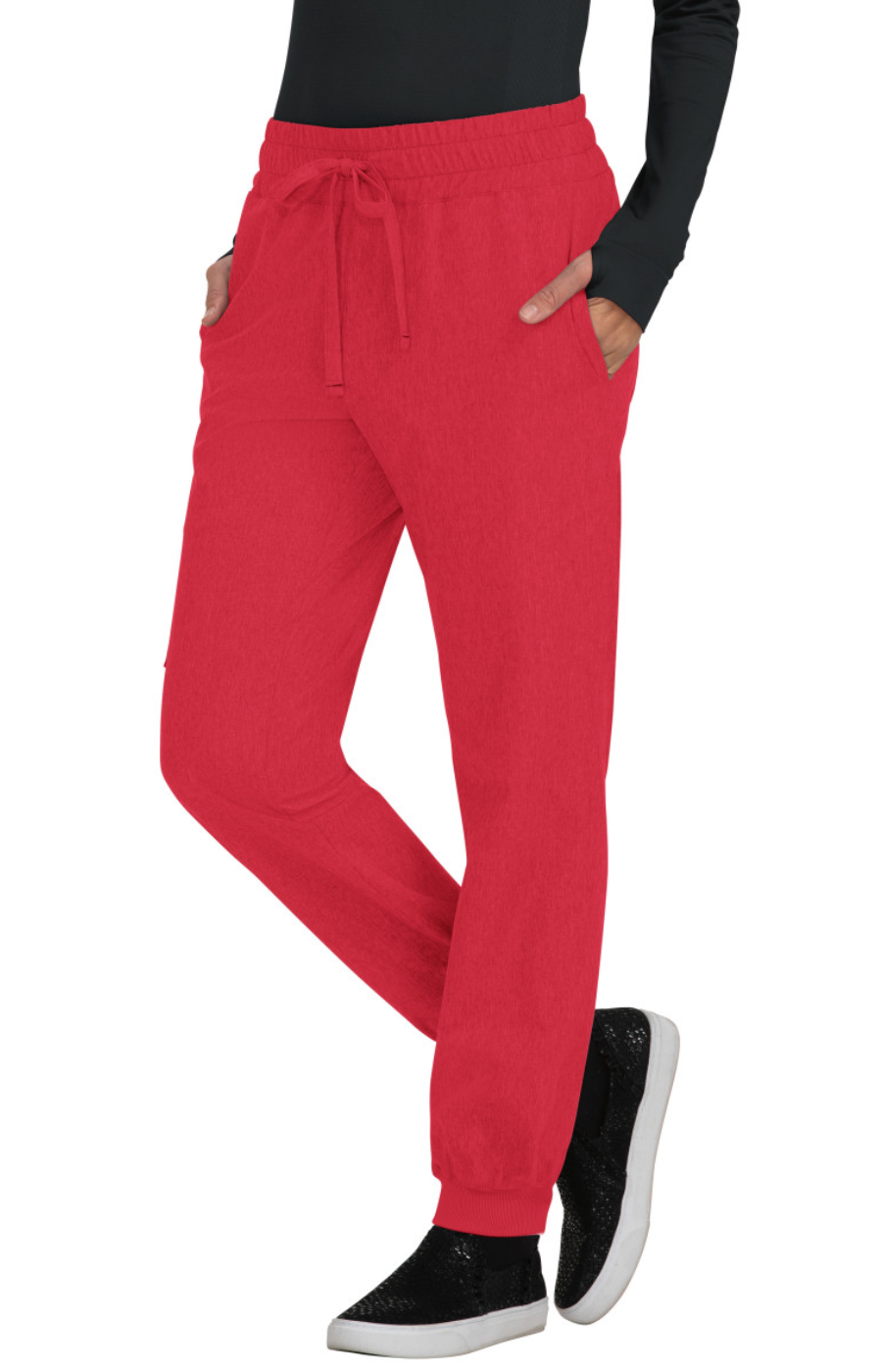 FALL24 Pantalón Mujer Koi Basics Gemma Mujer Heather Candy Red JOGGER