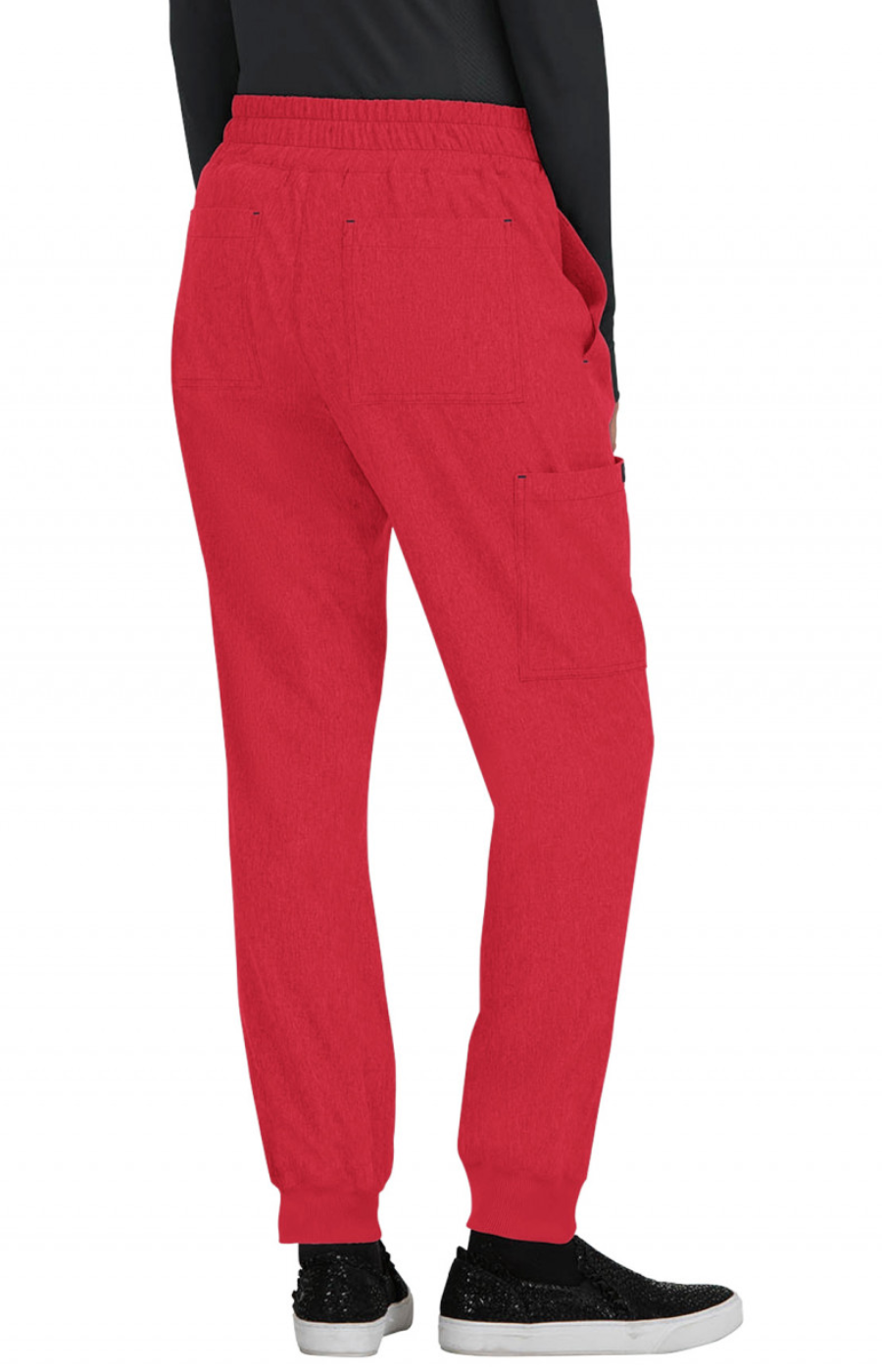 FALL24 Pantalón Mujer Koi Basics Gemma Mujer Heather Candy Red JOGGER