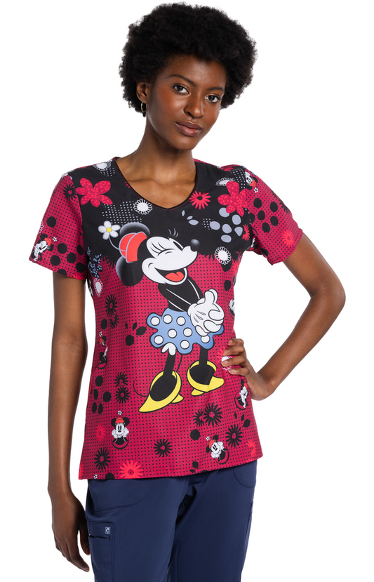 FALL24 Filipina Mujer Cherokee Tooniforms PFA Mod.TF626MNTH Minnie Mouse