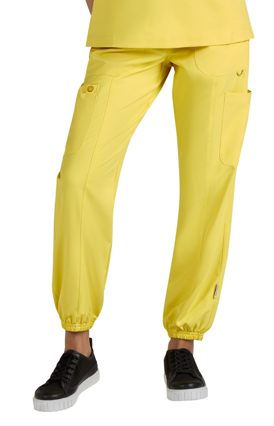 KOI X SMILEY WORLD Pantalón Jogger Mod. Jolly Loving Yellow