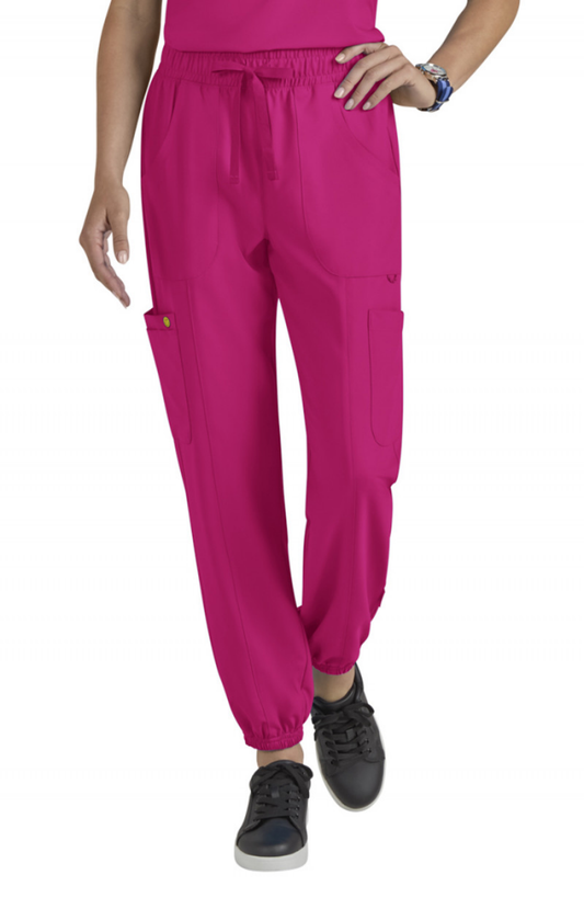 SPRING25 Pantalón Mujer Koi X Smiley World Mod. Jolly Jogger Elevated Pink