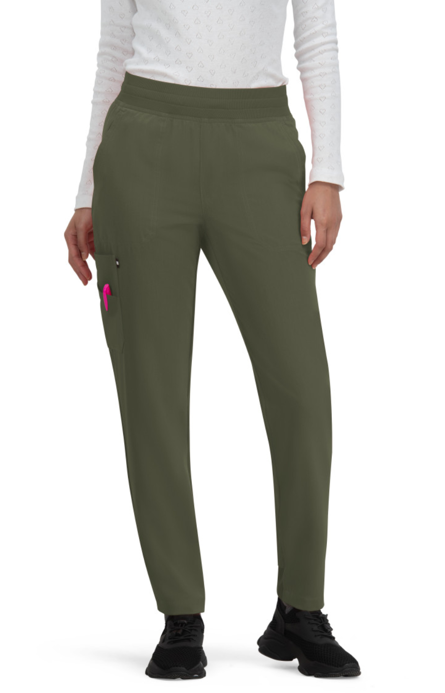 FALL24 Conj. Mujer Koi Next Gen Mod. Driven / Smart Jogger Heather Olive