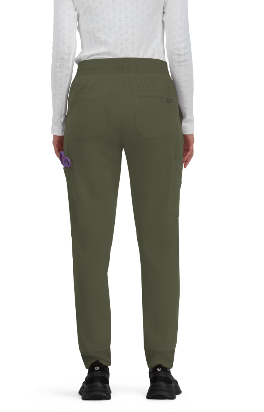 FALL24 Conj. Mujer Koi Next Gen Mod. Driven / Smart Jogger Heather Olive