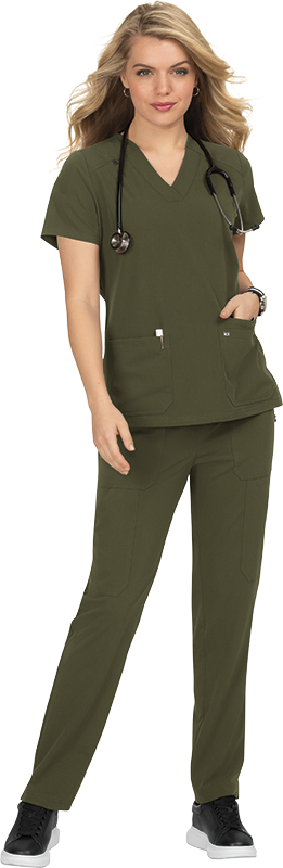 OFE Conj. Liso Mujer Koi Next Gen Mod. Hustle&Heart/EveryDayHero Olive .............Pantalon No Jogger